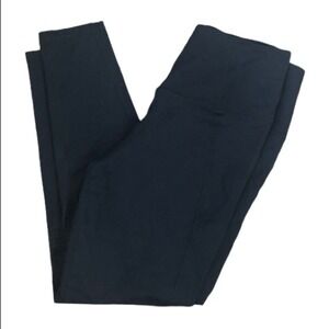 Dear Kate Black Athletic Leggings Athleisure Activewear Mesh Detail Plus Size 1X